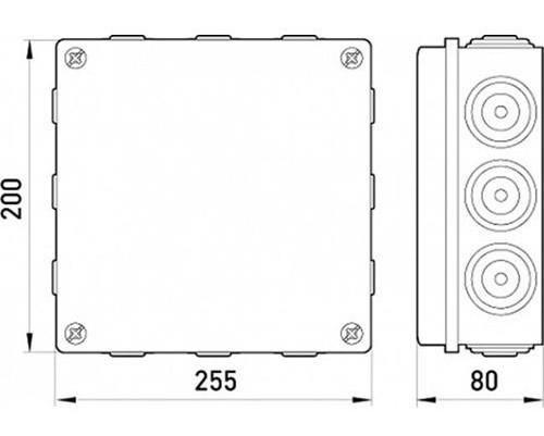 Коробка розподільна E.Next e.db.pro.255.200.80 (p016006) - фото №1