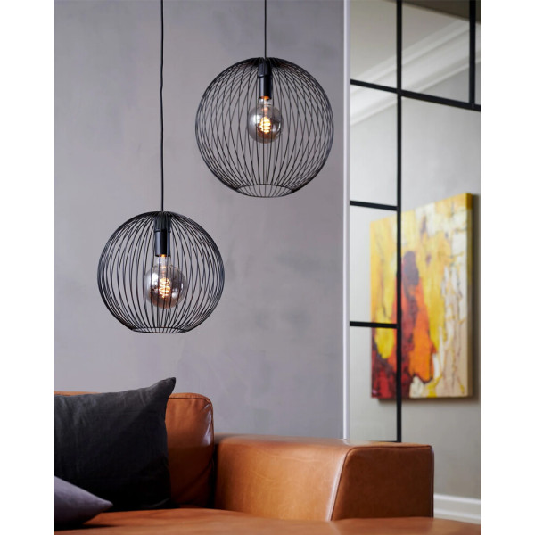 Подвесной светильник, люстра Nordlux 2213323003 Beroni E27 1x60W IP20 черный - фото №1