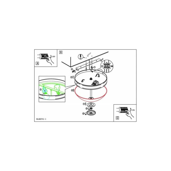 Светильник потолочный Eglo 82741 Imperial - фото №2