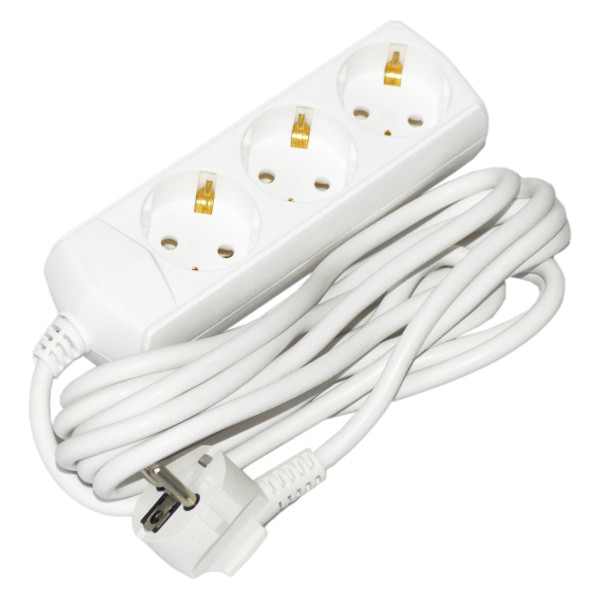 Подовжувач UEC ECO П03 3 місця 2P+PE/3м 3х1мм2 10А/250В