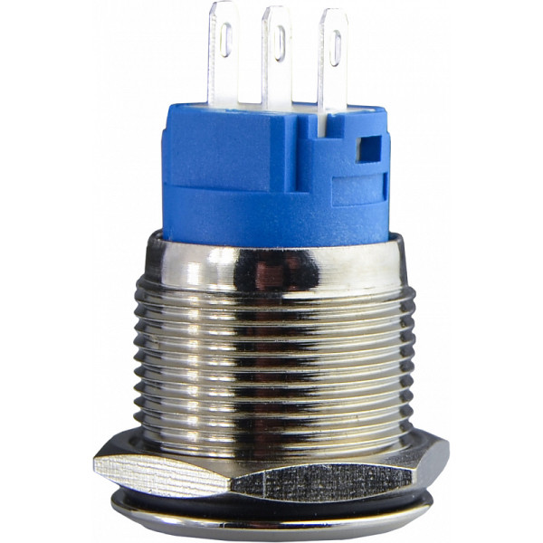 Металева кнопка Аско-Укрем TYJ 19-311 1NO+1NC з фіксацією (A0140010110) - фото №3