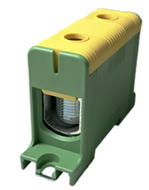 Клема Promfactor FT 1Р Cu:35-150мм²/ Al:35-150 35-150мм² жовто-зелена FT1150G