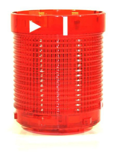 Порожній сигнальний модуль EMAS IKM5K Ø50 червоний - фото №1