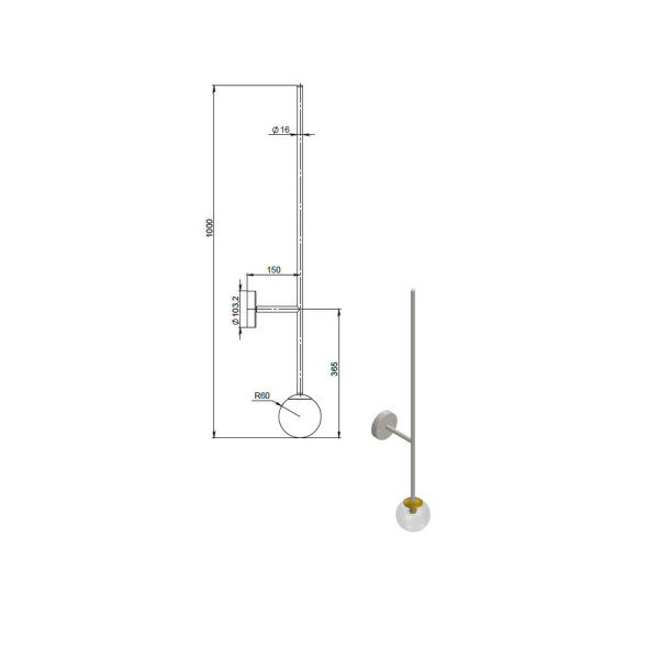 Бра, настенный светильник Pikart 26260-10 Bubble G9 1x60W IP20 Черный - фото №1
