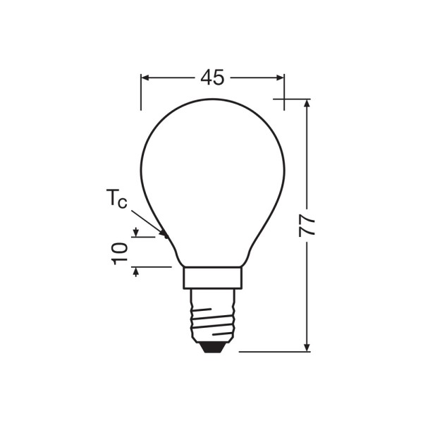 Світлодіодна лампочка Osram 4099854547539 E14 1x7W 3000K 1055Lm IP20 - фото №3