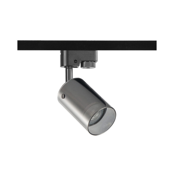 Трековий світильник Goldlux 328205 Smoky GU10 1x10W IP20 Чорний - фото №1