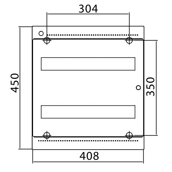 Настінний щит 36 мод. з дверцятами RAL9001 Ram Base, DKC - фото №2
