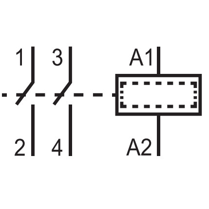 Імпульсне реле NOARK Ex9JU-16/2P 16А 230В AC (110264) - фото №1