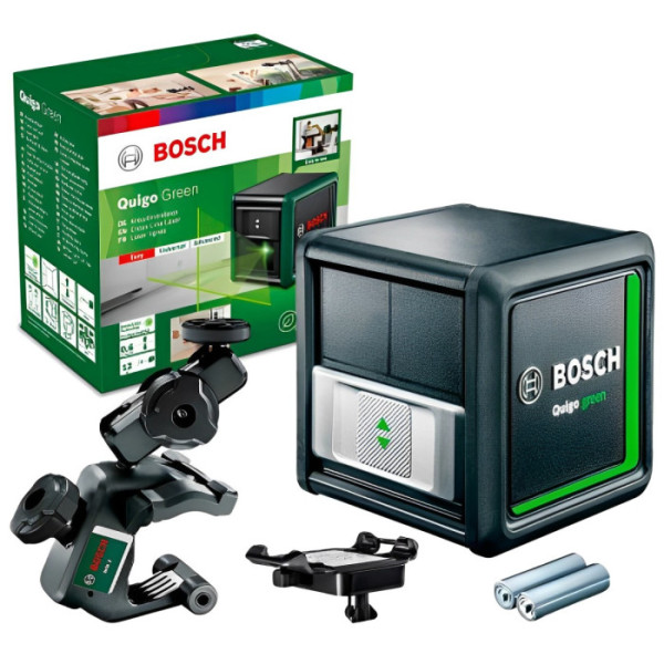 Лазерный нивелир Bosch Quigo Green+MM2 (0603663C02)