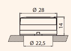 Модульний світлофільтр ETI NSE-ILM-HD-B синій (4774134) - фото №2