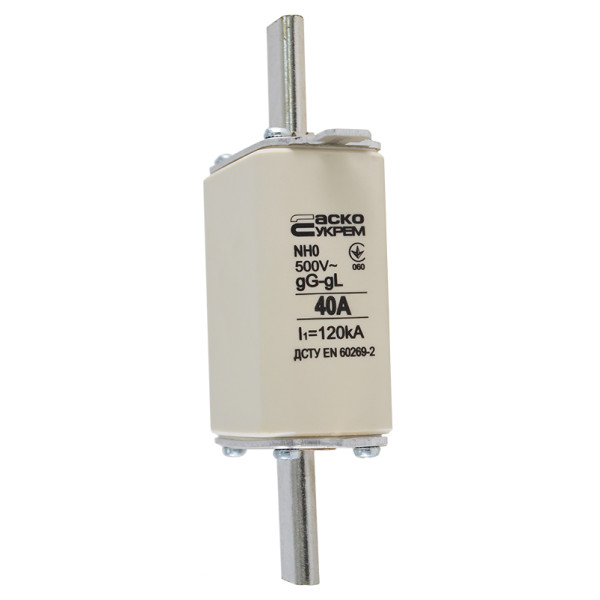 Запобіжник Аско-Укрем NH0 40A gG (A0050010020) - фото №3