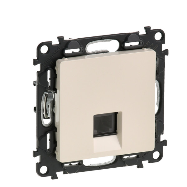 Механизм розетки RJ11 Valena Life слоновая кость