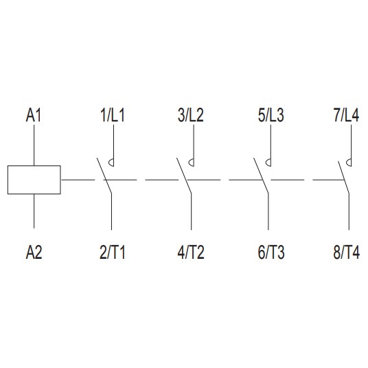 Мініконтактор NOARK Ex9CS06 4Р 6A 230В AC (100984) - фото №2