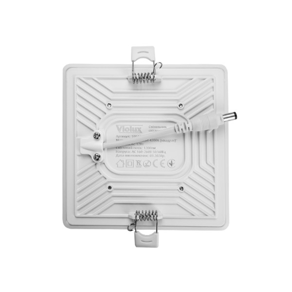 Светильник LED даунлайт Violux SPACE 12W 4200K квадрат IP20 ( 100220 ) - фото №7