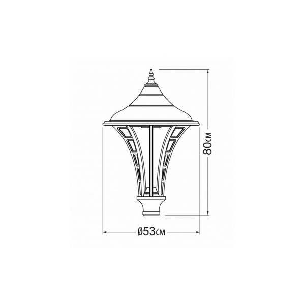 Вуличний світильник PikArt 5905 - фото №2