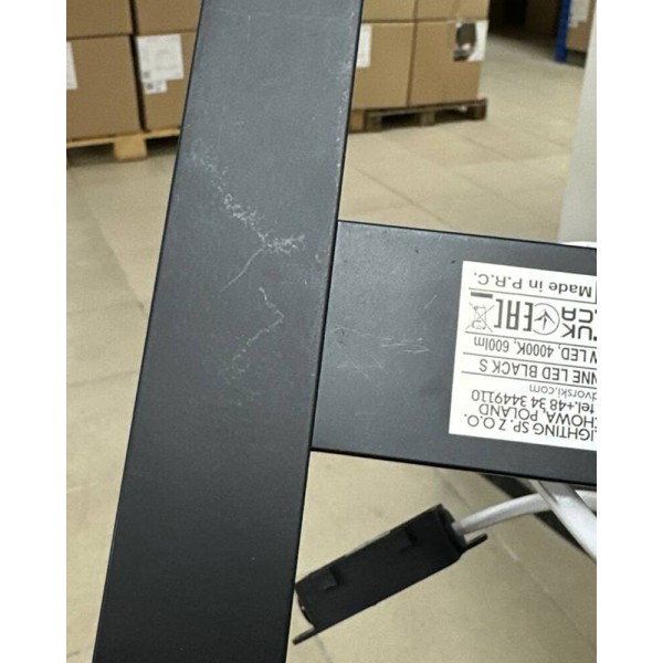 Светильник подсветка для зеркала Nowodvorski 310676 Cezanne LED S 1x8W 4000K 600Lm IP44 черный - фото №1