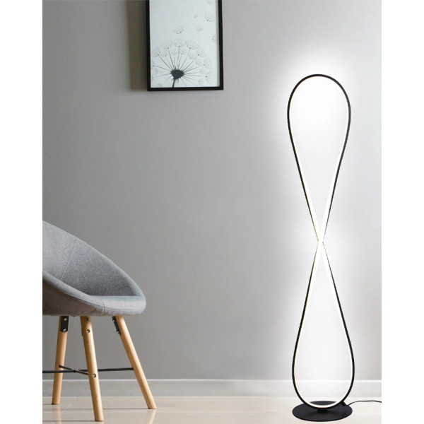 Торшер Goldlux 330161 Infinito Led 1x32W 4000K 3800Lm IP20 Чорний - фото №1