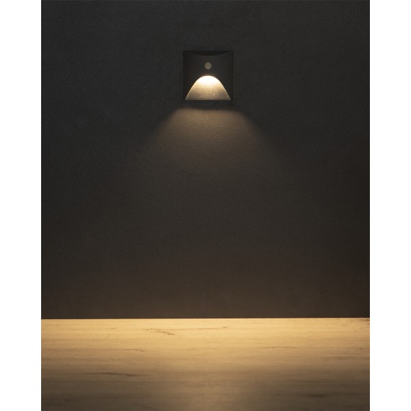 Светильник для подсветки лестницы/коридора Kanlux 39131 Exin LED 1x2.5W 3000K 50Lm IP65 серый - фото №1