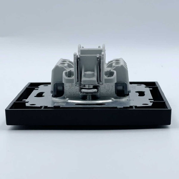 Розетка ELBI VEGA черный мат заглушка ( 510-014800-299 ) - фото №3