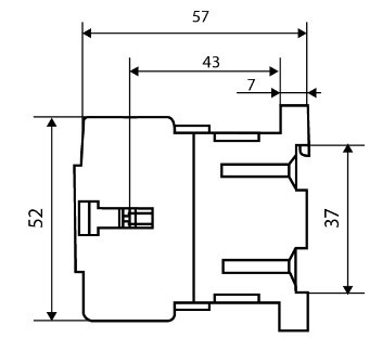 Мініконтактор Аско-Укрем ПМ 0-06-01 C7 36В LC1-K0601 (A0040010136) - фото №6
