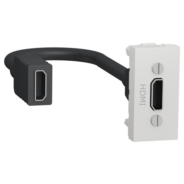 HDMI розетка Schneider Electric NU343018 1М (біла)