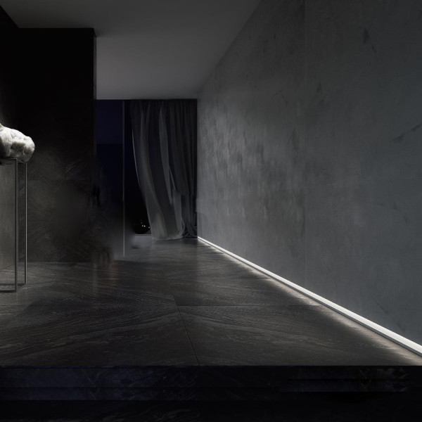 Профіль для світлодіодної стрічки Lumines TIANO срібло - фото №5