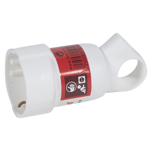 Штепсельне гніздо Legrand 2К+З