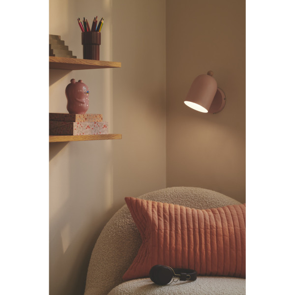 Бра, настенный светильник Nordlux 2412671057 Gaston E27 1x15W IP20 Rose - фото №1