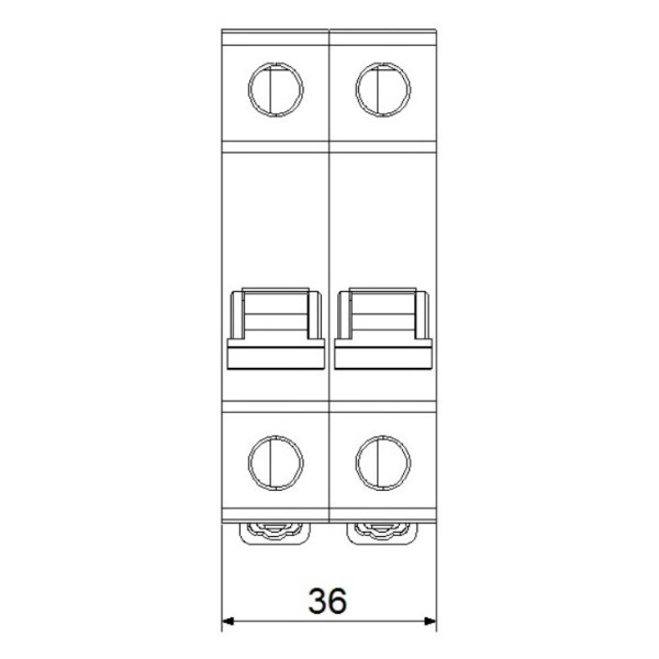 Вимикач навантаження Schrack AZ200202 100А 2P - фото №2