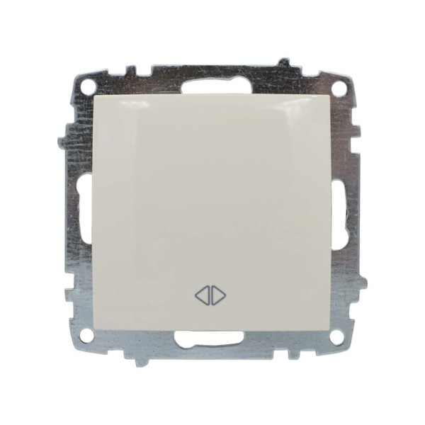 Выключатель ELBI ZENA кремовый 1кл промежуточный без рамки ( 609-010300-214 )