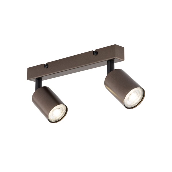 Светильник поворотный, спот TK Lighting 6180 Top GU10 2x10W IP20 коричневый - фото №2