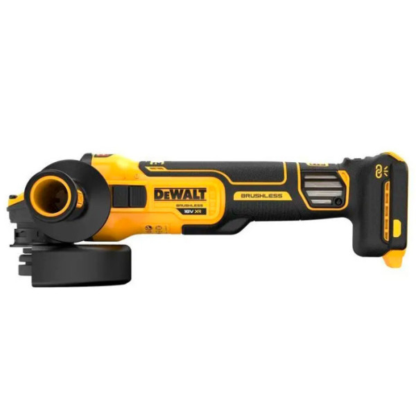 Угловая аккумуляторная бесщеточная шлифмашина DeWALT DCG409VSNT XR Li-lon 18В Ø125мм 3000-9000об/мин - фото №1