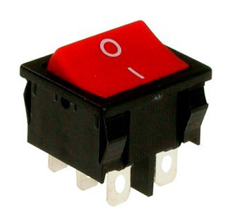 Переключатель TNSy KCD1-6-202 R/B красный (TNSy5500728)