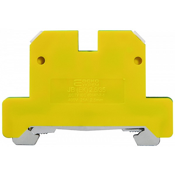 Гвинтова клема Аско-Укрем JB (ЕК) 2,5/35 жовто-зелена (A0130020001) - фото №1