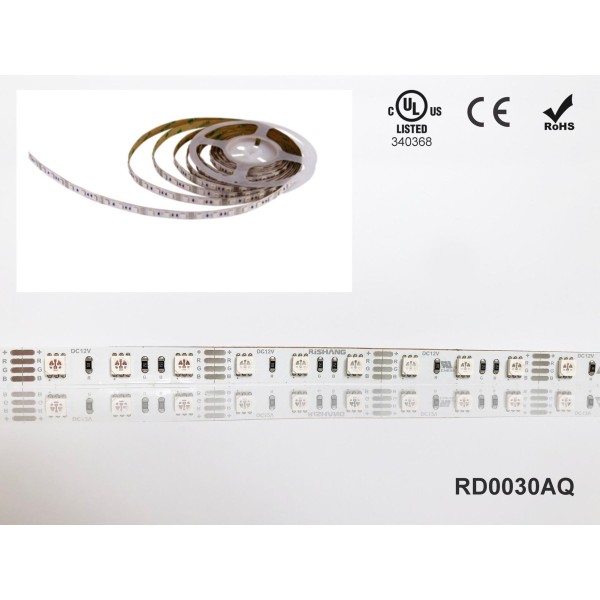 LED стрічка RISHANG 30-5050-12V-IP20 6.48W RGB 5м (RD0030AQ) - фото №1