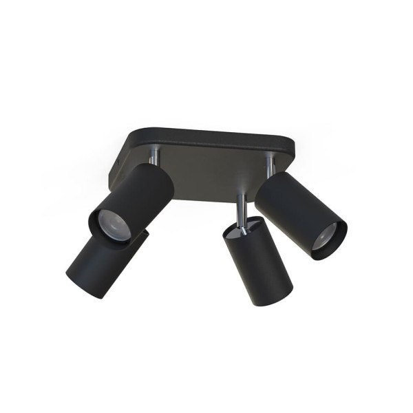 Светильник поворотный, спот Nowodvorski 6022 Eye spot GU10 4x10W IP20 Черный