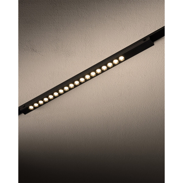 Магнітний трековий світильник Nowodvorski 11306 UT-LVM Focus LED 1x18W 3000K 1500Lm IP20 чорний - фото №1