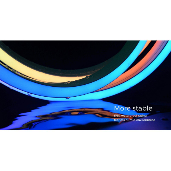 Гнучкий неон COLORS 24V IP67 12W RGB 5м (NMT1312-PRO-RGB) - фото №3