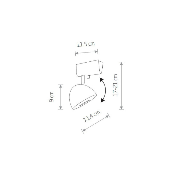 Спот Nowodvorski 38838 Vespa GU10, ES111 1x75W IP20 Bl - фото №4