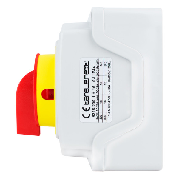 Корпусный пакетный переключатель E.Next LK16/2.211-ОК/45 3p 0-1 16А IP44 под пломбирование (8318-200) - фото №1