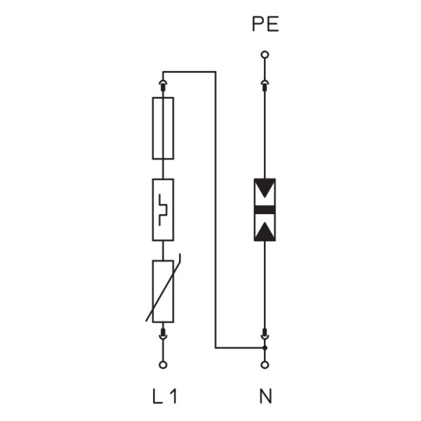 Ограничитель перенапряжений OBO Bettermann (5093418) Тип II+III V10-C 1+NPE-280 - фото №2