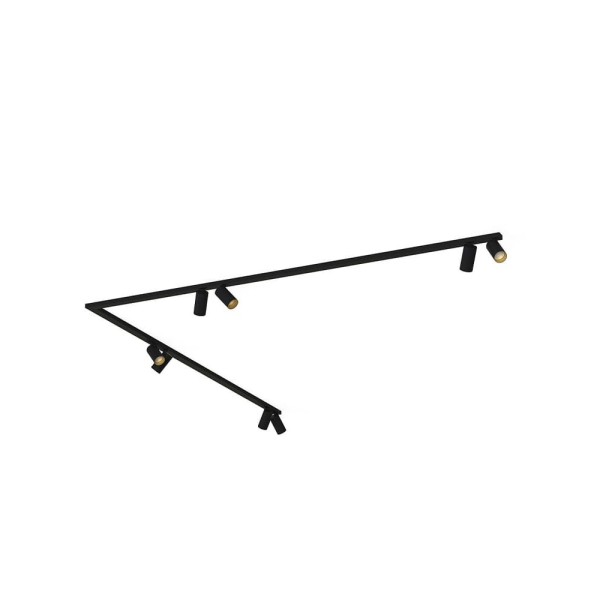 Светильник поворотный, спот Nowodvorski 7702 Mono Corner GU10 8x10W IP20 черный