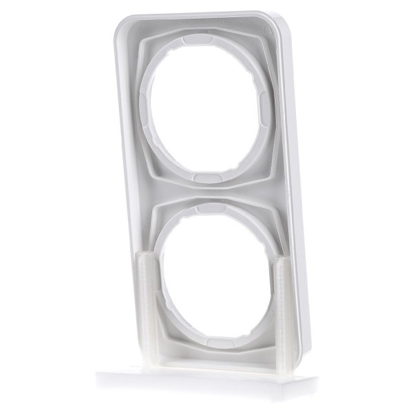 Рамка 2-местная, полярная белизна Berker R.1 - фото №4