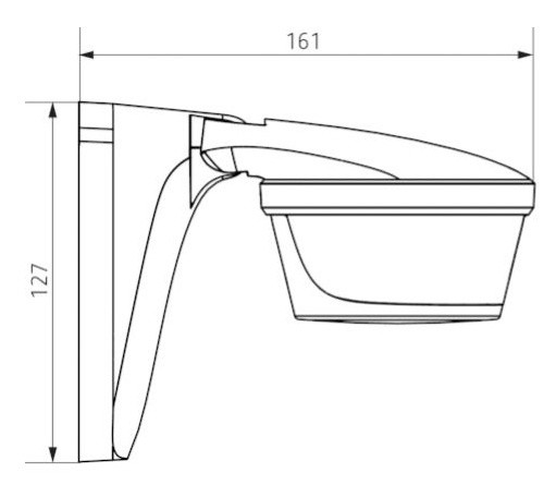 Датчик движения Theben theLuxa P300 KNX - фото №2