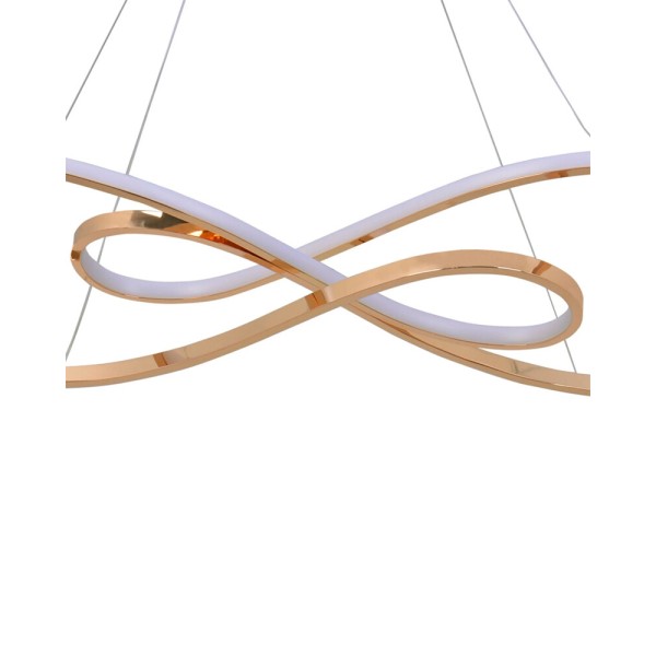 Подвесной светильник, люстра Goldlux 331083 Zumba LED 1x50W 4000K 7800Lm IP20 золотой - фото №4