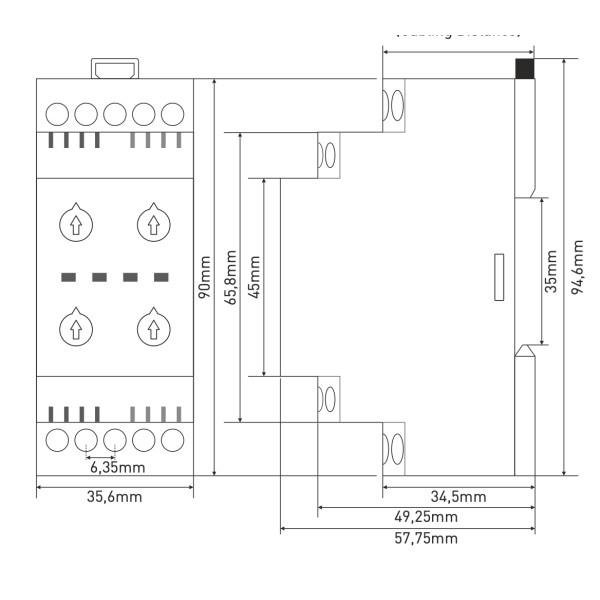 Реле захисту фази Tense FKM-05F з регульованою асиметрією з контролем чергування фаз - фото №1