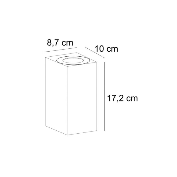 Уличный светильник Nordlux 49731001 Canto GU10 1x28W IP44 белый - фото №3