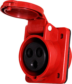 Встроенная силовая розетка E.Next e.socket.pro.3.16.wall 3п 16А 230В (p012010)