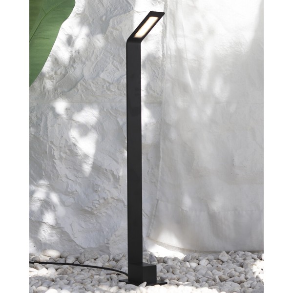 Светильник уличный столбик Nowodvorski 11540 Slim LED 1x7W 3000K 450Lm IP54 черный - фото №2