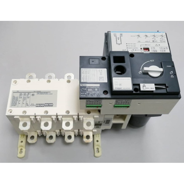 Перемикач АВР Hager HIC463G з мотоприводом - фото №1